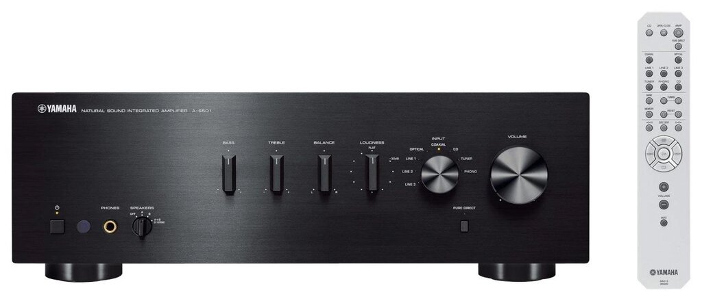 Стерео підсилювач Yamaha A-S501 ІІ Black від компанії Pro Audio - фото 1