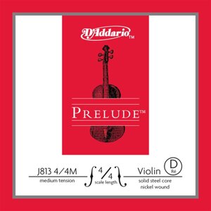 Струна скрипічна D"Addario J813 4/4M Prelude Ре
