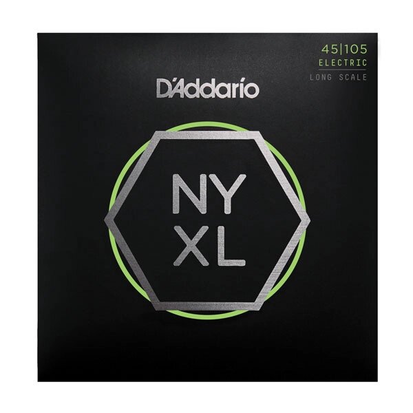 Струни 4стр. бас (45-105) D`Addario NYXL45105 NYXL Bass Light Top Med Bottom від компанії Pro Audio - фото 1