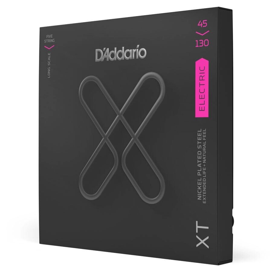 Струни 5стр. бас (45-130) D`Addario XTB45130 XT Nickel Bass Reg Light від компанії Pro Audio - фото 1