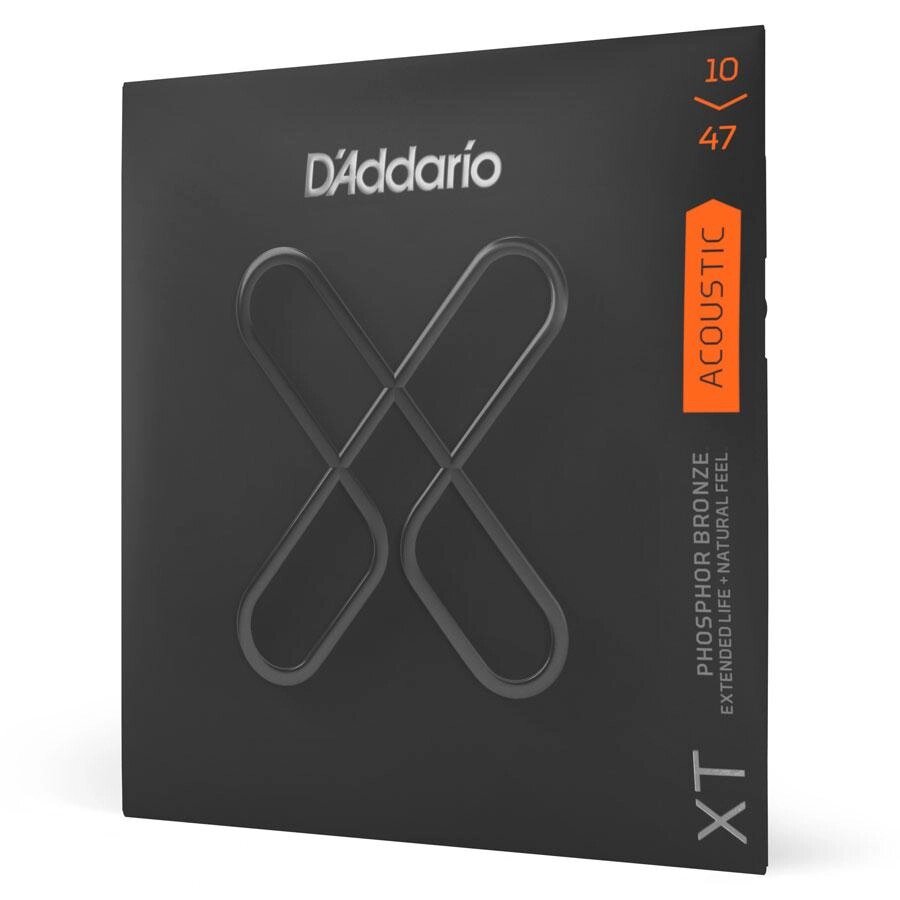 Струни для акустичної гітари D`Addario XTAPB1047 XT Phosphor Bonze Coated Extra Light від компанії Pro Audio - фото 1