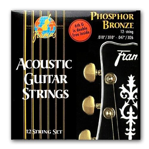 Струни для акустичної гітари FRAMUS 47240 PHOSPHOR BRONZE LIGHT 12STRING (10-47) 12-ти струн. від компанії Pro Audio - фото 1