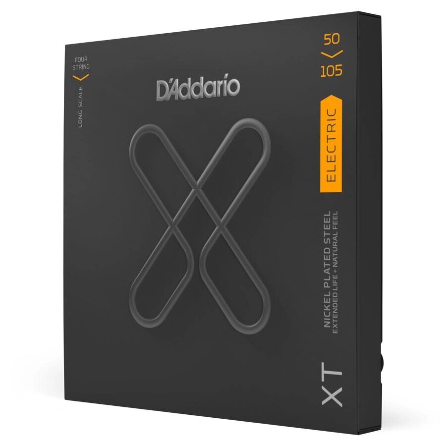 Струни для бас-гітари D`Addario XTB50105 XT Nickel Bass Medium (50-105) від компанії Pro Audio - фото 1