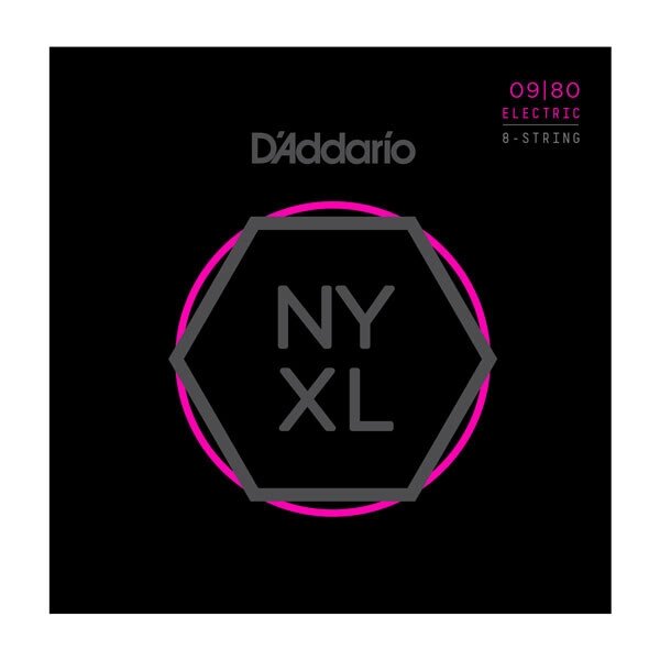 Струни для електрогітари D"Addario NYXL0980 Nickel Wound, Super Light  09-80 8стр. від компанії Pro Audio - фото 1