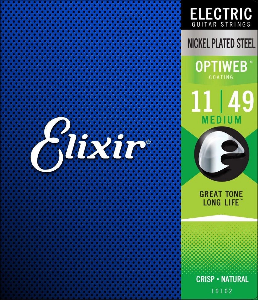 Струни для електрогітари Elixir EL OW M від компанії Pro Audio - фото 1