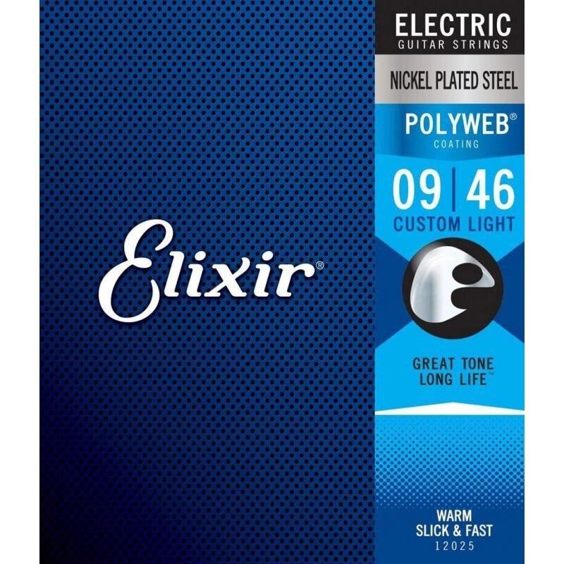 Струни для електрогітари Elixir El PW CL від компанії Pro Audio - фото 1