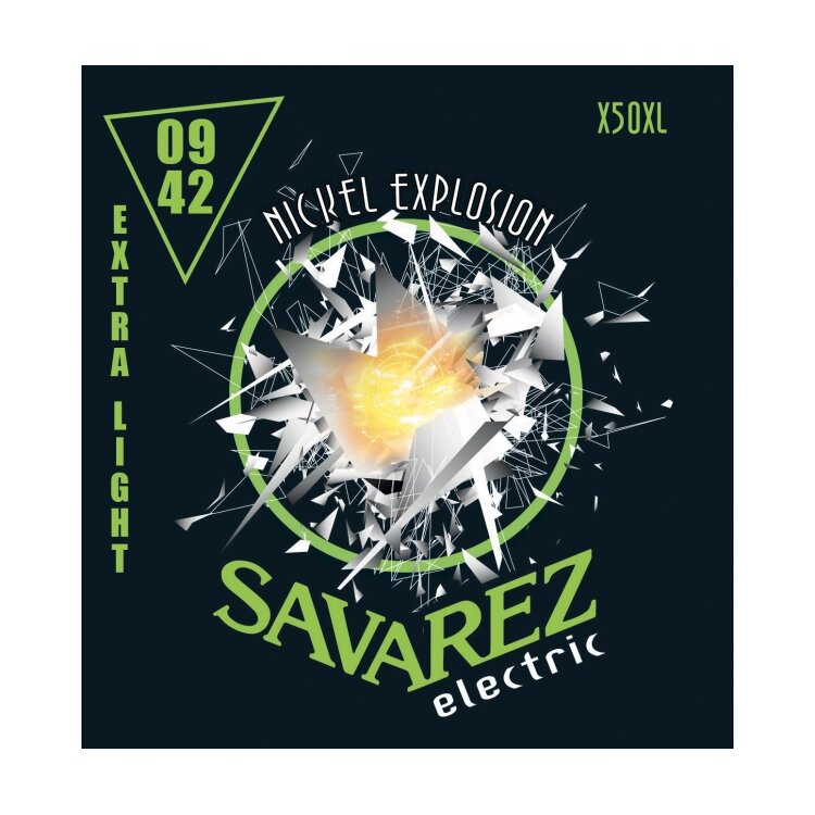 Струни для електрогітари Savarez X50XL Nickel Explosion Extra Light Tension від компанії Pro Audio - фото 1