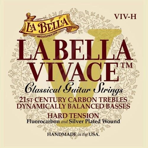 Струни для класичної гітари La Bella VIV-H Hard Tension від компанії Pro Audio - фото 1