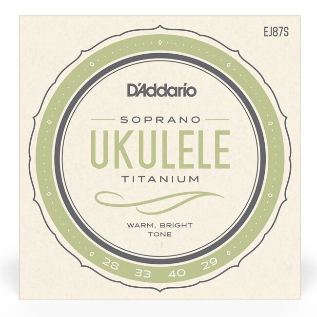 Струні для укулеле D" Addario EJ87S Titanium Ukulele, Soprano від компанії Pro Audio - фото 1