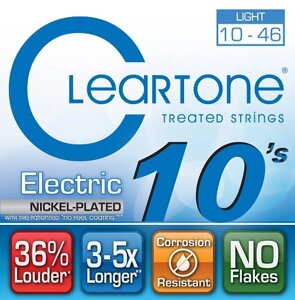 Струни для електрогітари cleartone 9410 electric nickel-plated LIGHT 10-46