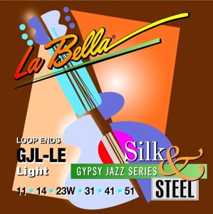 Струни для класичної гітари La Bella GJL-LE Gypsy Jazz (P. end)