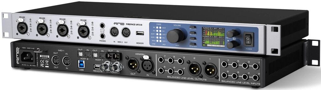 USB аудіоінтерфейс RME Fireface UFX III від компанії Pro Audio - фото 1