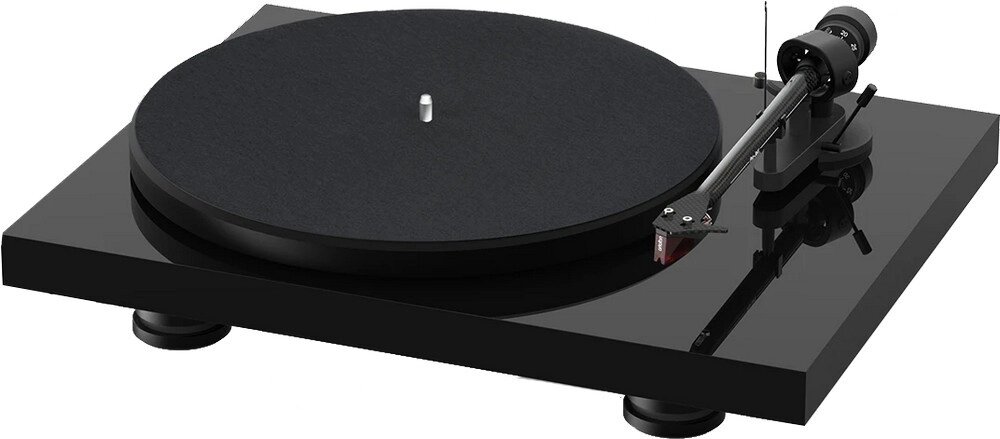 Вініловий програвач Pro-Ject Debut Carbon EVO 2M-Red High Gloss Black від компанії Pro Audio - фото 1