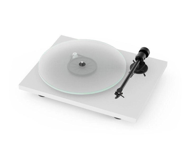 Вініловий програвач Pro-Ject T1 OM5e White від компанії Pro Audio - фото 1