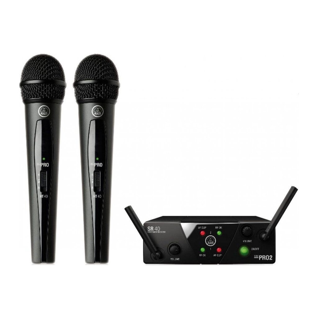 Вокальна радіосистема AKG WMS40 Mini2 Vocal Set BD US45A/C EU/US/UK від компанії Pro Audio - фото 1