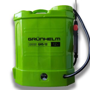 Обприскувач акумуляторний GRUNHELM GHS - 12, 8AH/12V, робочий тиск 2-5Bar, обєм 12 л