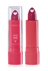 Бальзам-догляд для губ з маслами миндалю та камелії Love Me Tender Lip Balm, тон «У саме серце»