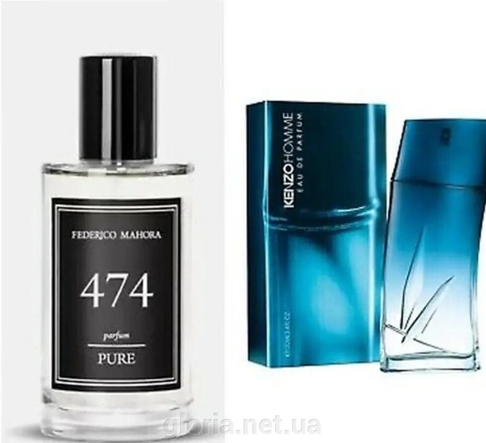 Чоловічі духи FM World 474 Pure аромат Kenzo Pour Homme 50 мл від компанії Cosmetic World - фото 1