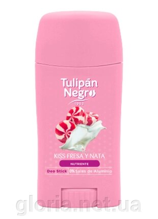 Дезодорант стік GOURMAN Полуничний крем TULIPAN NEGRO, 50 мл від компанії Cosmetic World - фото 1