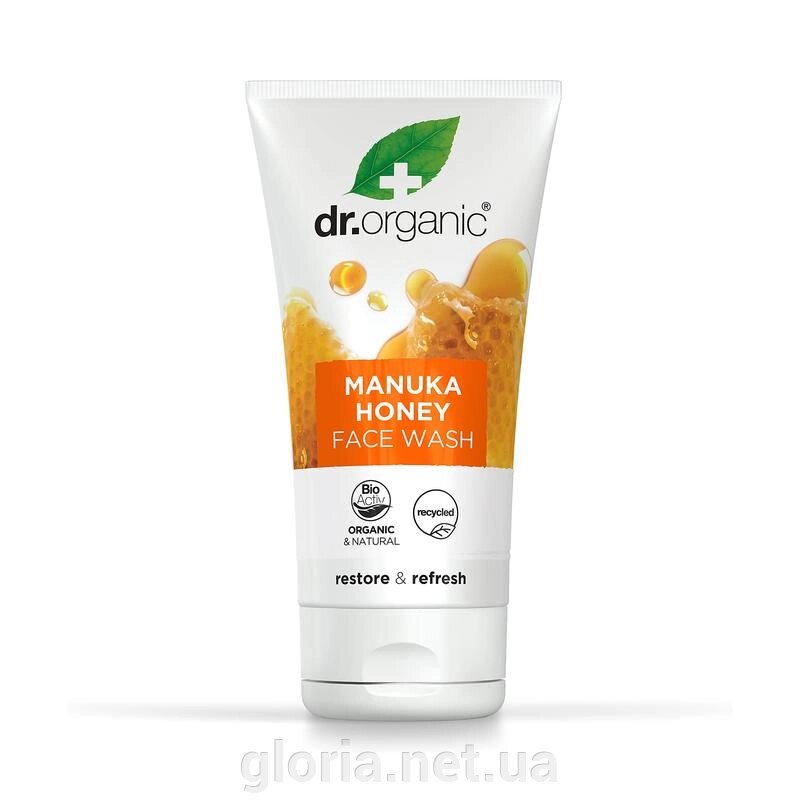 Гель для вмивання Dr. Organic з медом Манука очищуючий, 150 мл від компанії Cosmetic World - фото 1