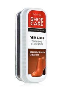 Губка-блиск для гладкої шкіри безколірна Shoe Care