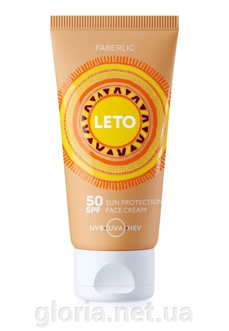 Крем для обличчя сонцезахисний SPF 50 Leto від компанії Cosmetic World - фото 1