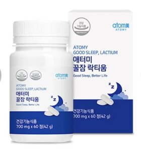 Лактіум для гарного сну Atomy Good Sleep 60 таблеток на 2 місяці