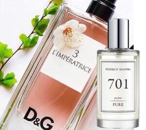 Парфуми для жінок FM World Pure 701 аромат Dolce&Gabbana L'Imperatrice 50 мл