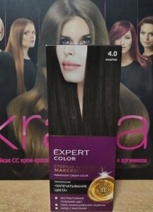 Стійка крем-фарба для волосся Expert color, тон 4.0 каштан в Чернівецькій області от компании Cosmetic World