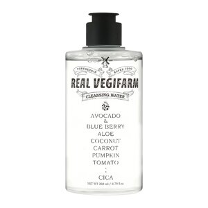 Рідина для зняття макіяжу REAL VEGIFARM CLEANSING WATER, 260 мл в Чернівецькій області от компании Cosmetic World