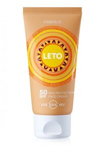 Крем для обличчя сонцезахисний SPF 50 Leto