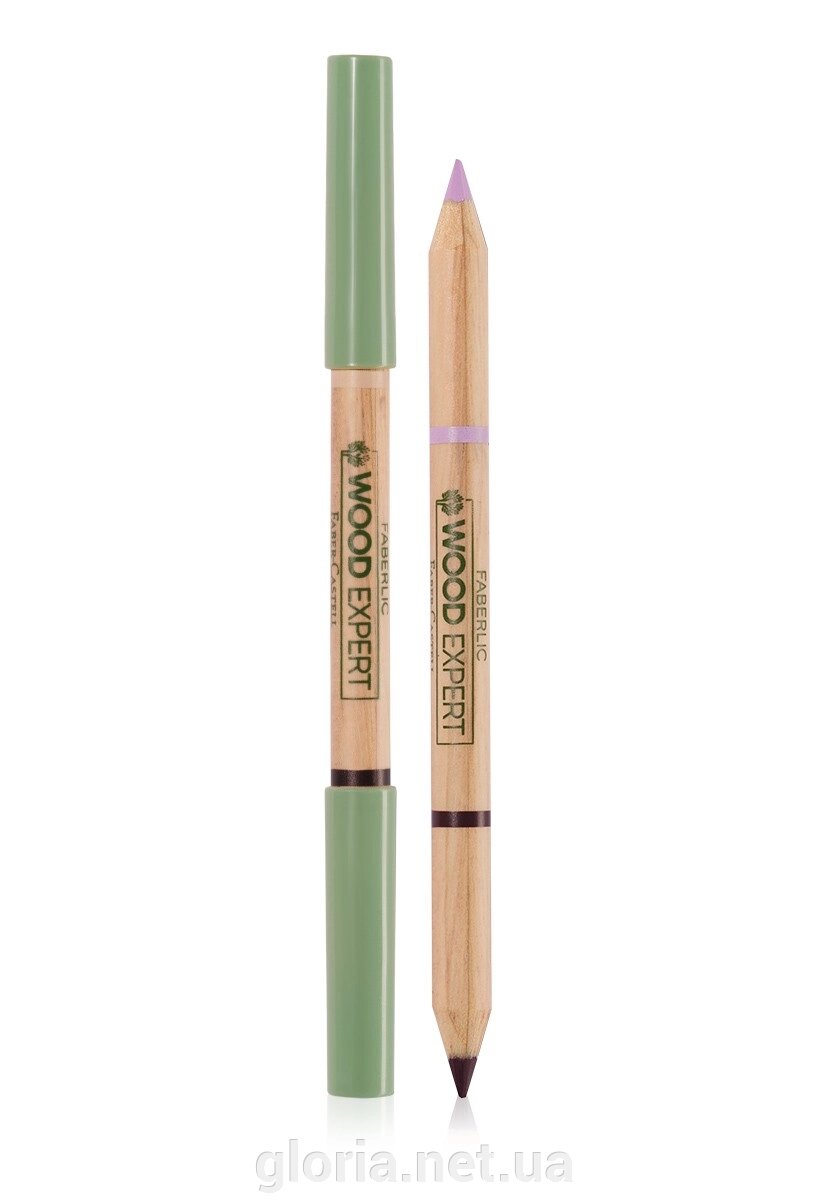 Подвійний олівець для очей Faberlic DUO Eye Liner Wood Expert від компанії Cosmetic World - фото 1