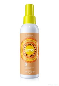 Спрей для тіла сонцезахисний SPF 15 Leto