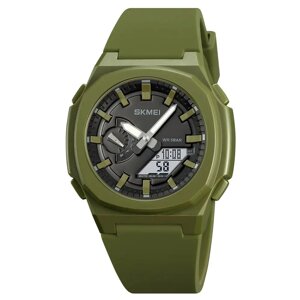 Годинник наручний чоловічий SKMEI 2091AGWT, армійський годинник протиударний, військовий тактичний годинник