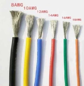 8 AWG 12AWG 14AWG 16awg 18awg М'який провід в силіконовій Термостійкий