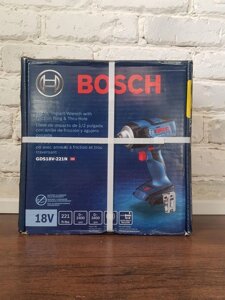 Акумуляторний Гайковерт Бош Bosch GDS 18V-221 300 нм ньютон