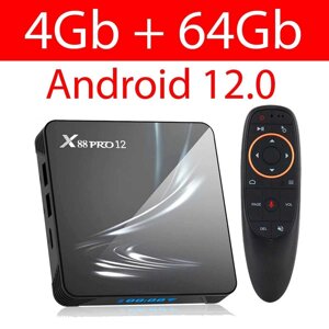 Android 12 [X88 PRO 12 4Gb/64Gb] Смарт ТВ Приставка 4K Xiaomi (NEW)