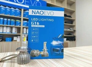 Автомобільні світлодіодні ЛЕД лампи NAOEVO GT6 10000Lm H4 H1 H11 LED