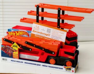 Автовоз hot wheels трейлер хот вилс вантажівка транспортер хотвілс