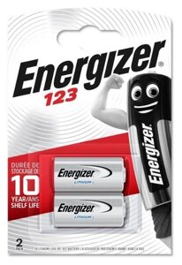 Батарейка ENERGIZER CR123 Lithium (бл. 2шт). Ціна за 2 шт. Є опт!