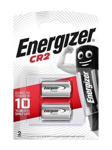 Батарейка Energizer Lithium CR2, 3V (бл 2 шт). Ціна за 2шт! Є опт!