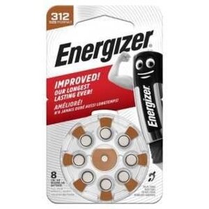 Батарейки Energizer ZA312_PR41 (8шт) для слухових апаратів. Germany/U