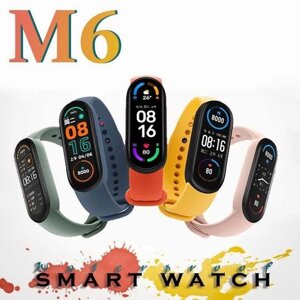 Фітнес-Часи Трекер M6 Браслет Годинник Smart Band Пульс Тиск Спорт