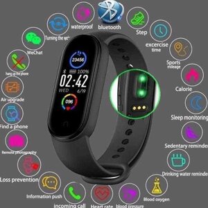 Фітнес-Трекер M5 Годинника Браслет Smart Band Пульс Тиск Сповіщення