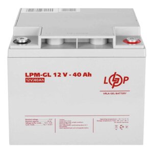 Гелевий акумулятор АКБ LogicPower GL 12v 20/65/100/150