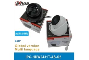 IP камера Dahua IPC-HDW2431T-AS-S2 з мікрофоном + SD slot