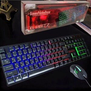 Комп&x27, ютерна ігрова провідна клавіатура з LED підсвічуванням та оптична