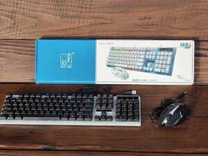 Комп'ютер Настільні ігри Клавіатура та миша Механічне відчуття RGB