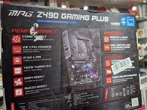 Материнська плата MSI MPG Z490 Gaming Plus (s1200, Intel Z490, PCI-Ex1