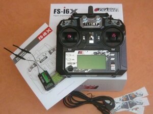 Оригінал FLY SKY Радіоуправління FS-i6 FS-i6X FS-iA6B коптер кораблик